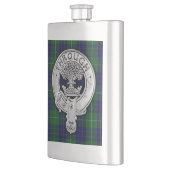 Flasque Clan Hamilton Crest & Hunter Tartan (Gauche)