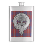 Flasque Clan Hamilton Crest & Tartan (devant)