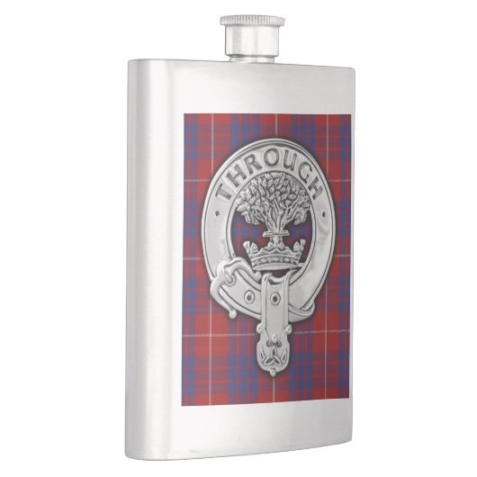 Flasque Clan Hamilton Crest & Tartan (Droite)