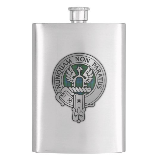 Flasque Clan Johnstone Crest & Tartan (devant)