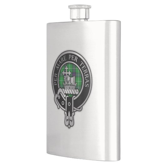 Flasque Clan MacDonald Crest Flask (Gauche)