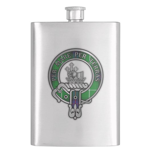 Flasque Clan MacDonald Crest Flask (devant)