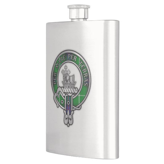 Flasque Clan MacDonald Crest Flask (Gauche)