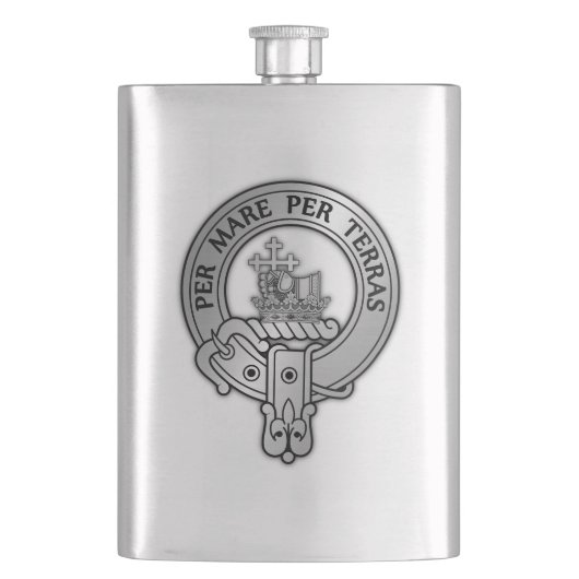 Flasque Clan MacDonald Crest Flask (devant)