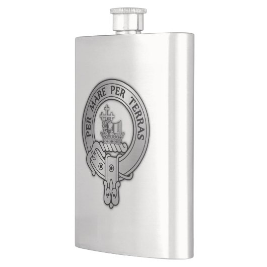 Flasque Clan MacDonald Crest Flask (Gauche)