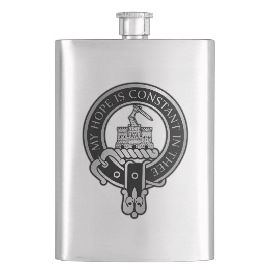 Flasque Clan MacDonald de Clanranald Crest Flask (devant)
