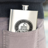 Flasque Clan MacDonald de Clanranald Crest Flask (En situation)