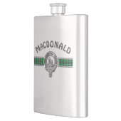 Flasque Clan MacDonald (Modifier) Crest & Tartan (Gauche)