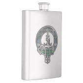 Flasque Clan MacDowall Crest & Tartan Flask (Droite)