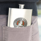 Flasque Clan MacGregor Crest & Tartan (En situation)