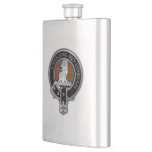 Flasque Clan MacGregor Crest & Tartan Flask (Gauche)