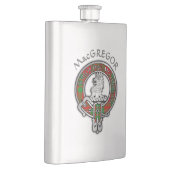 Flasque Clan MacGregor Crest & Tartan Flask (Droite)