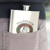 Flasque Clan MacGregor Crest & Tartan Flask (En situation)