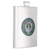 Flasque Clan MacKay Crest & Tartan (Droite)