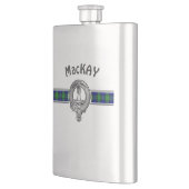 Flasque Clan MacKay (Modifier) Crest & Tartan (Gauche)