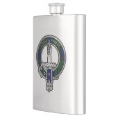 Flasque Clan MacKay Tartan Crest (Gauche)