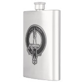 Flasque Clan MacKay Tartan Crest Flask (Gauche)