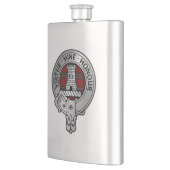 Flasque Clan MacLean Crest & Tartan (Gauche)