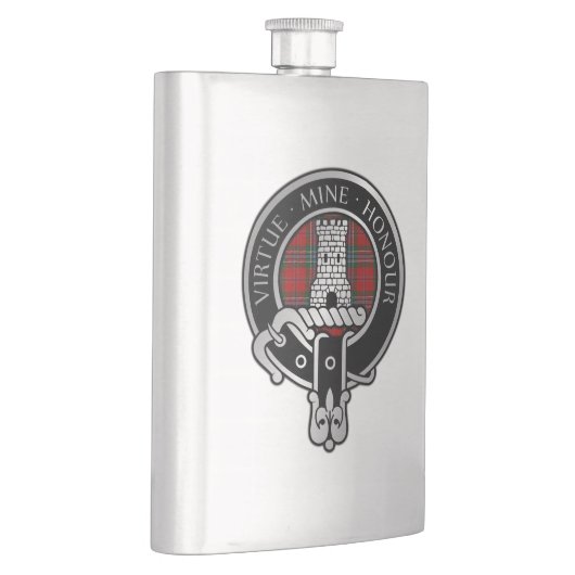 Flasque Clan MacLean Crest & Tartan Flask (Droite)