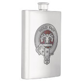 Flasque Clan MacLeod Crest & Red Tartan (Droite)