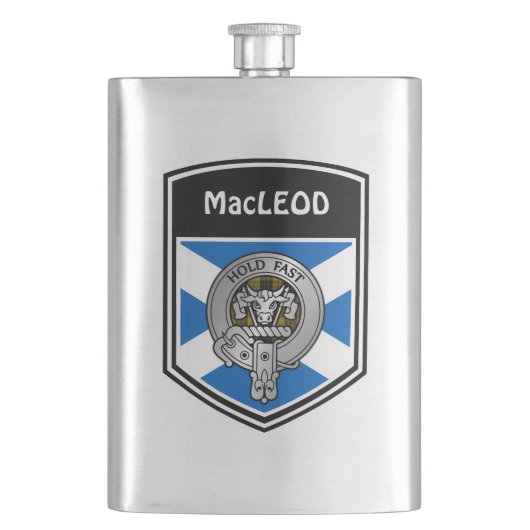 Flasque Clan MacLeod Crest & Tartan (devant)