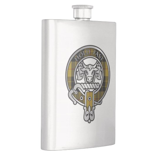 Flasque Clan MacLeod Crest & Tartan Flask (Droite)