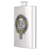 Flasque Clan MacLeod Crest & Tartan Flask (Gauche)