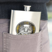 Flasque Clan MacLeod Crest & Tartan Flask (En situation)