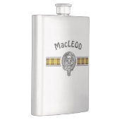 Flasque Clan MacLeod (Modifier) Crest & Tartan (Droite)