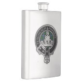 Flasque Clan Morrison Crest & Hunting Tartan (Droite)