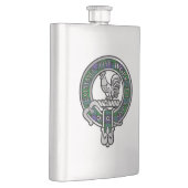 Flasque Clan Sinclair Crest & Chasse Tartan Flask (Droite)