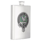 Flasque Clan Sinclair Crest & Chasse Tartan Flask (Droite)
