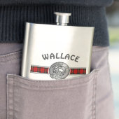 Flasque Clan Wallace (Modifier) Crest & Tartan (En situation)