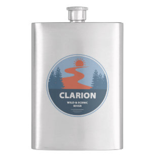 Flasque Clarion Wild Et Rivière Pittoresque
