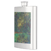 Flasque Claude Monet - Coin d'un étang avec des Nénuphars (Gauche)