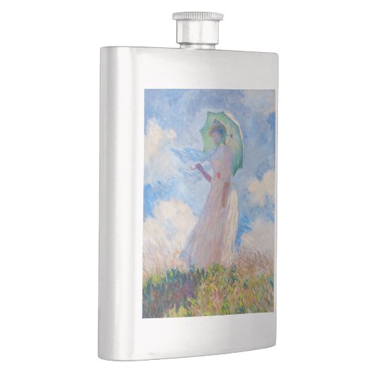 Flasque Claude Monet - Femme avec Parasol face à gauche (Droite)