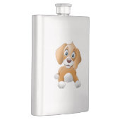 Flasque Clipart Brown de chien (Droite)