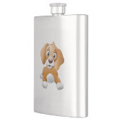 Flasque Clipart Brown de chien (Gauche)