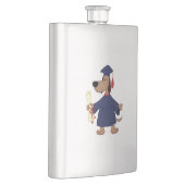 Flasque Clipart de graduation de chien (Droite)