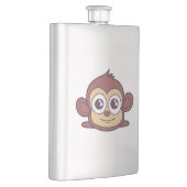 Flasque Clipart de singe mignon (Droite)