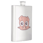 Flasque Clipart mignon de porc (Droite)