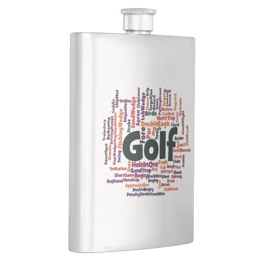 Flasque Cloud Word de golf (Droite)