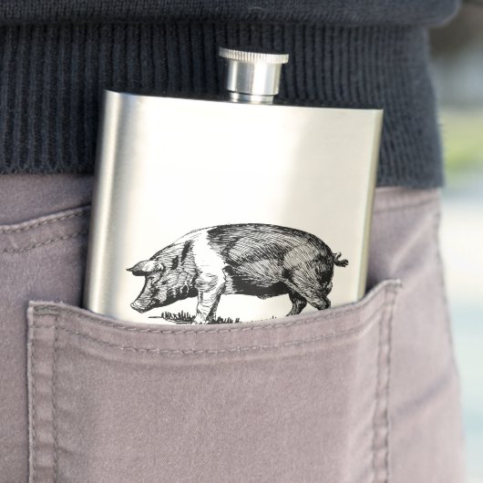 Flasque Cochon (En situation)