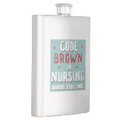 Flasque Code Infirmière Brown Code le plus mauvais jamais (Droite)