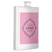 Flasque Code QR noir élégant et élégant (Droite)