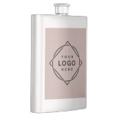 Flasque Code QR noir élégant et élégant (Droite)