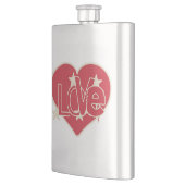 FLASQUE COEUR AMOUR (Gauche)