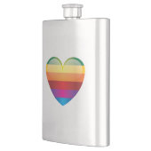 Flasque Coeur arc-en-ciel (Gauche)