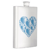 FLASQUE COEUR BLEUE (Droite)