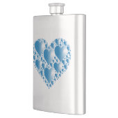 FLASQUE COEUR BLEUE (Gauche)